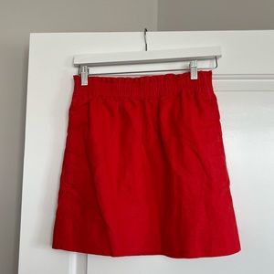 J crew linen skirt